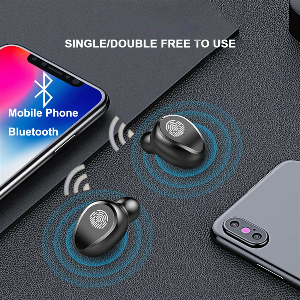 F9 Tws Bluetooth 5.0 Earphone Wireless Headphon Stereo Mini Headset Sport Earbud - Image 2