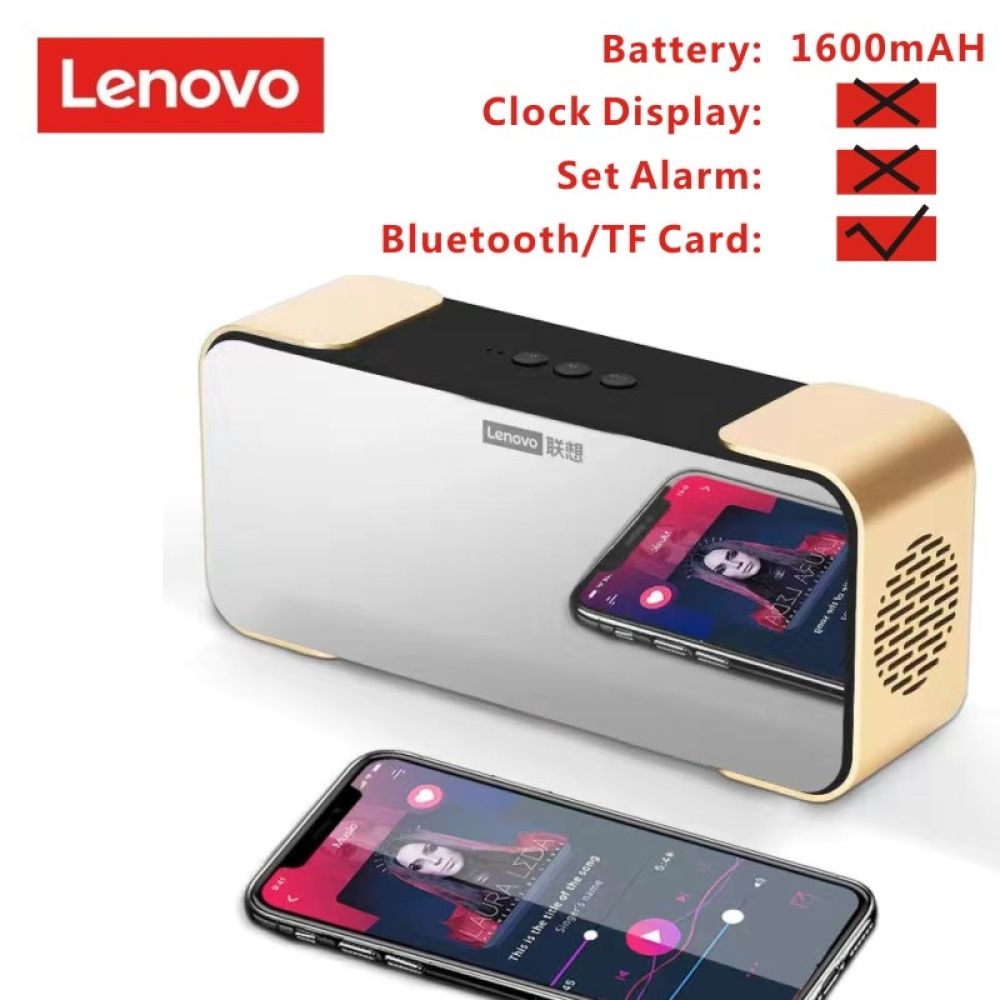 Compatible For L022 Bluetooth-compatible Speaker Super Subwoofer Multi-functional Mini Small Audio Alarm Clock Outdoor Standard Rose Gold - Image 4