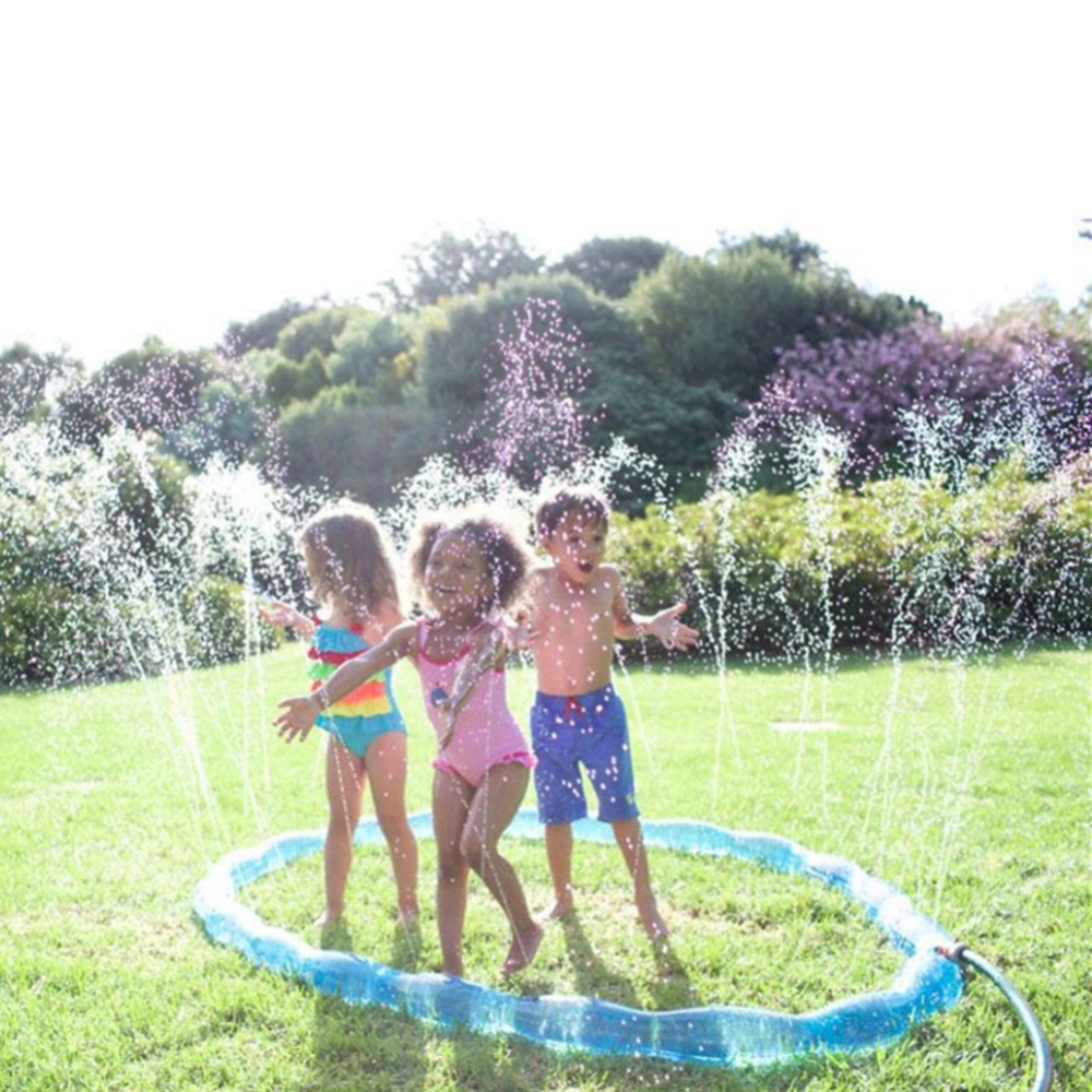 Children Water Spray Paradise Plastic PVC Inflatable Circle Play Personality Toys As shown - Image 2