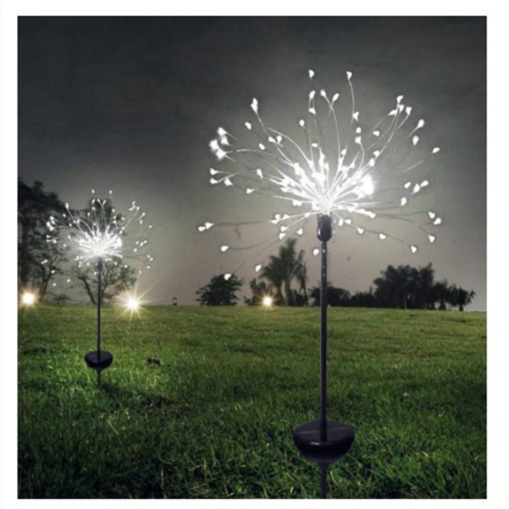 90/120 Leds High Brightness Ground Plug Solar Lights Outdoor Lawn Fairy Lighting Lamp For Gardens Courtyards Weddings Decoration 90 lights w - Image 3