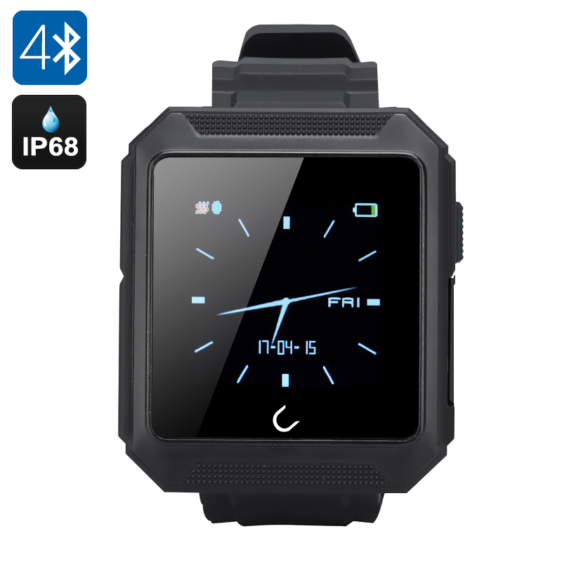 Uterra Bluetooth Smartwatch (Noir)