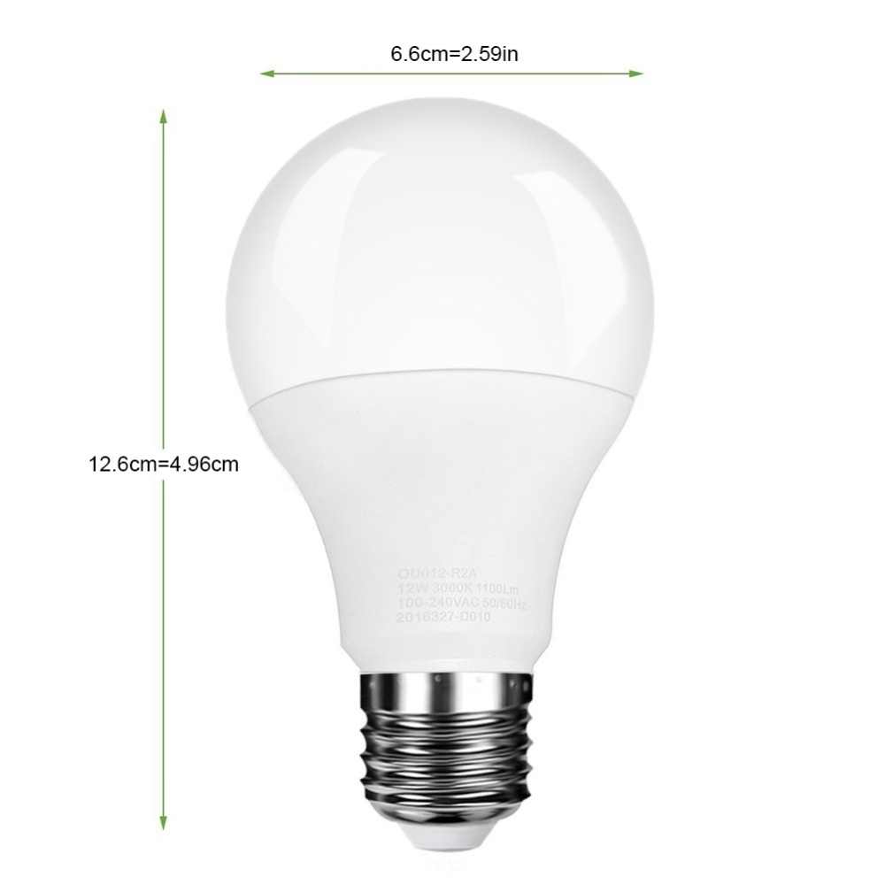 LED Light Bulb, 7W Daylight White 3000K Energy Saving Bulbs(6 Pcs) - Image 2