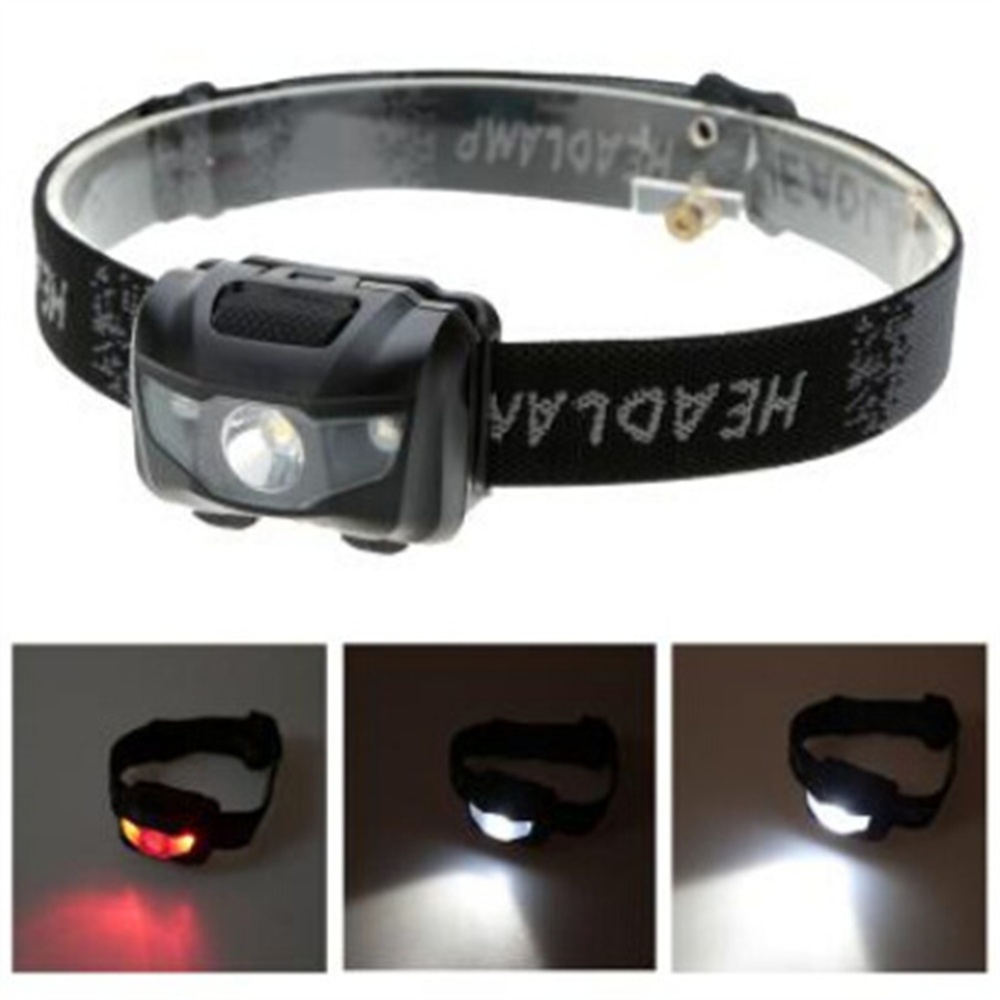 Outdoor Portable Headlamp 170 Degree Wide Range Adjustable Headlight For Fishing Tourism Hiking White - Image 2