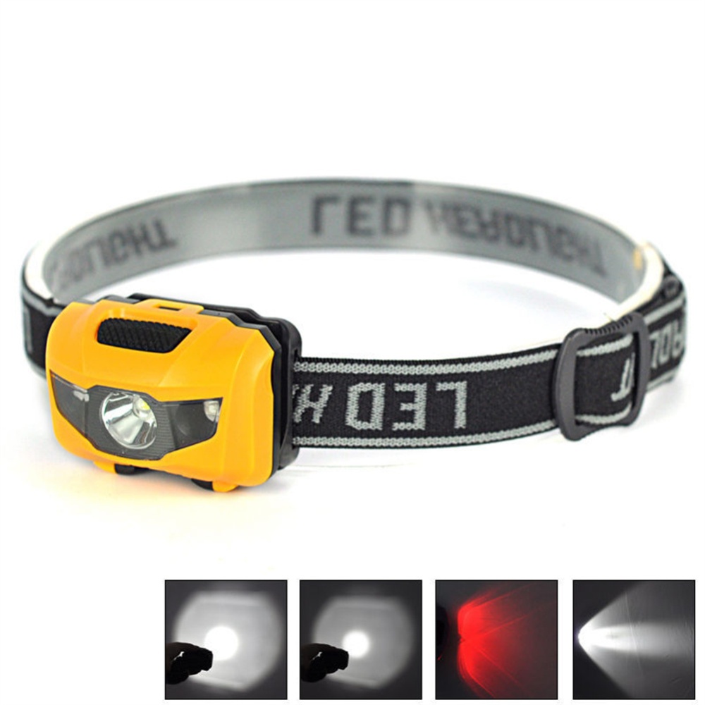 Outdoor Portable Headlamp 170 Degree Wide Range Adjustable Headlight For Fishing Tourism Hiking White - Image 3