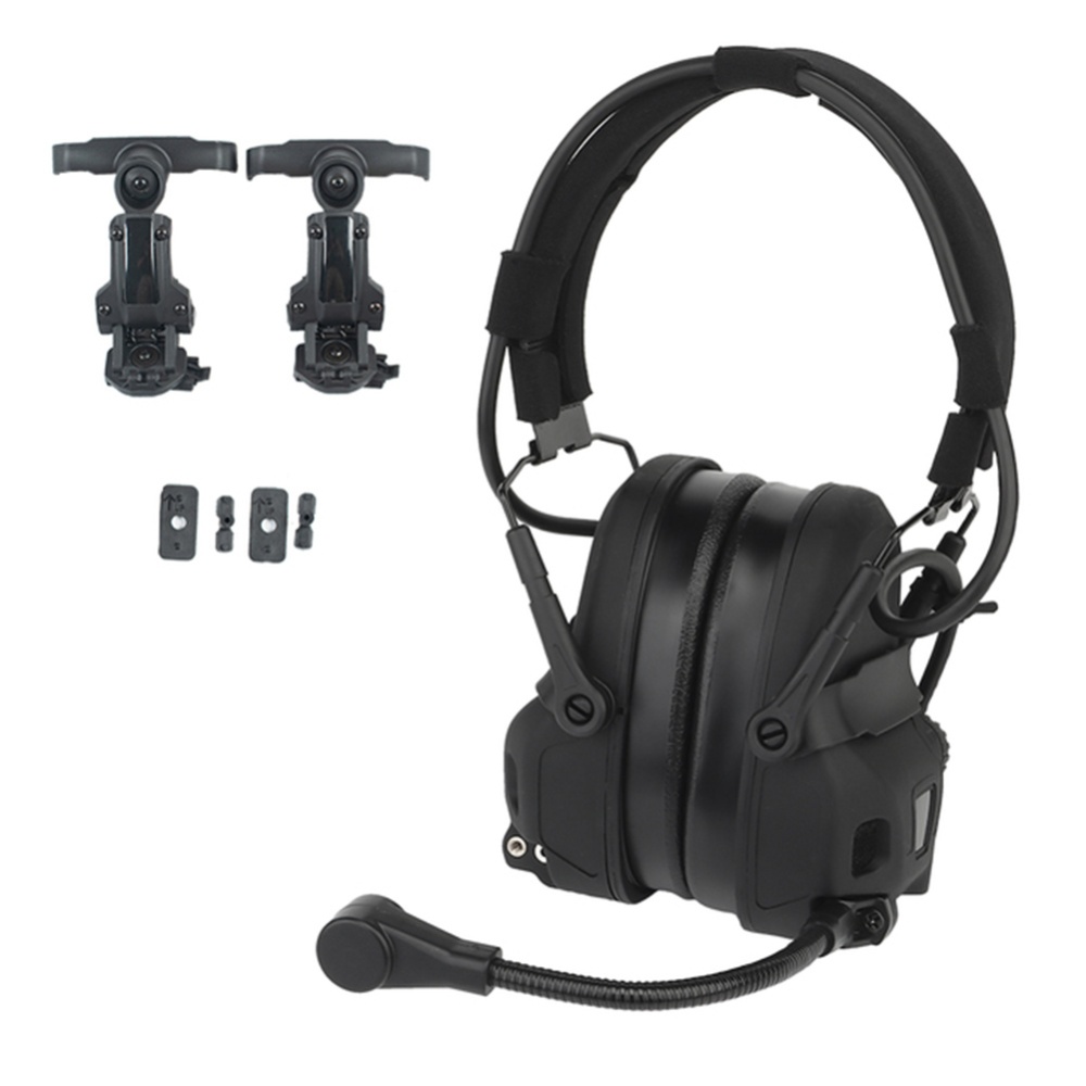 Gen 6 Communication Headset Head Mounted Noise Reduction Silicone Earmuffs (no Pickup) green - Image 2