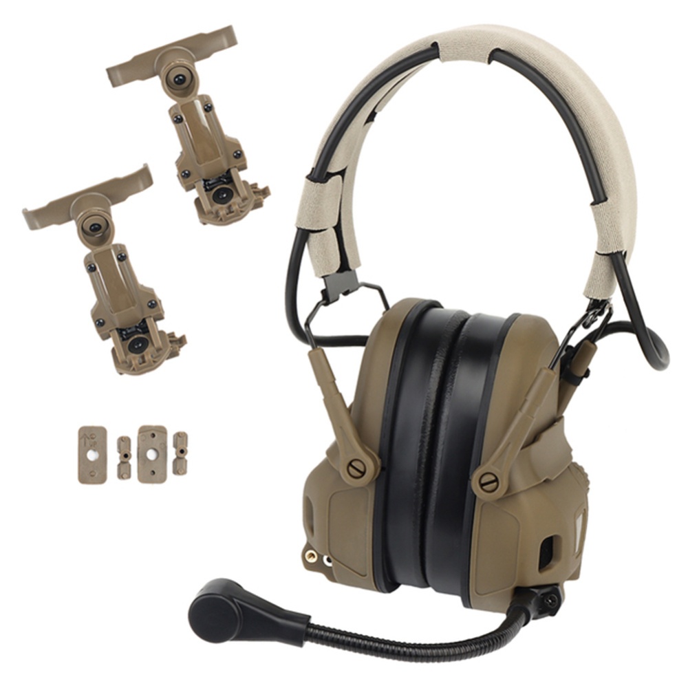 Gen 6 Communication Headset Head Mounted Noise Reduction Silicone Earmuffs (no Pickup) green - Image 4