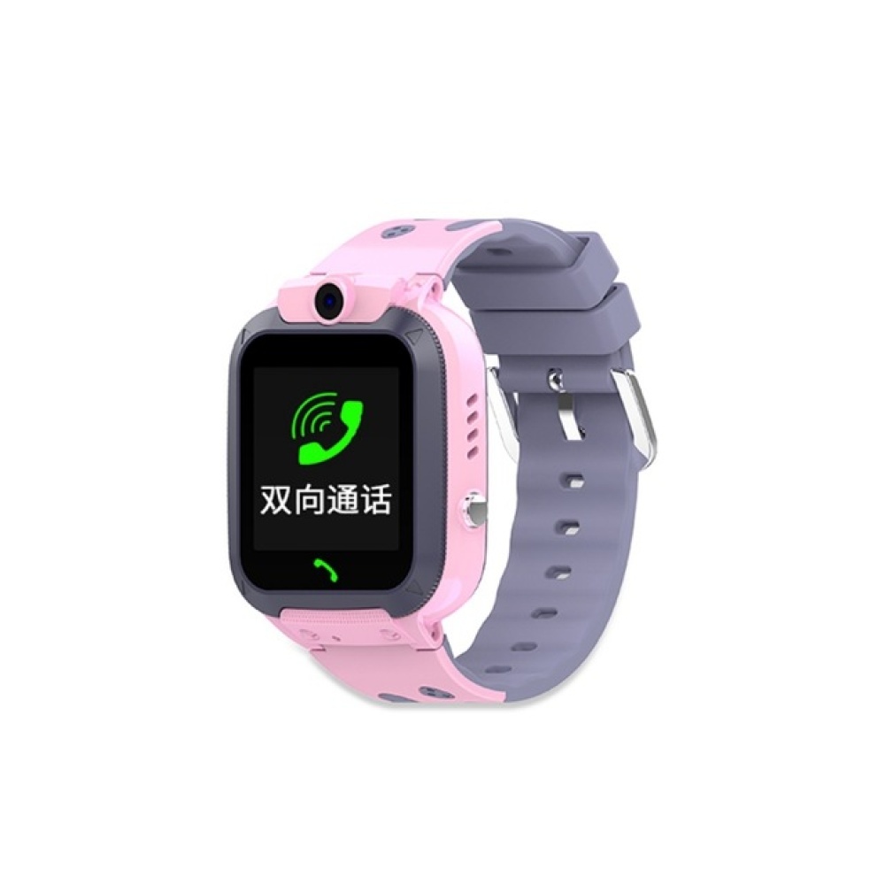 IP67 Waterproof Children Smart Watch Two-way Call Emergency Help Accurate Positioning English Version Children's Pink