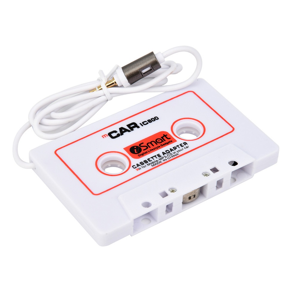 CD MP3/4 Adaptateur de cassettes AUX blanc_0.9