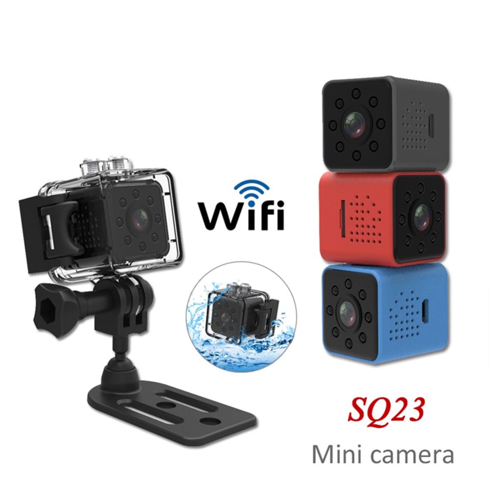 SQ23 HD WIFI Mini Camera 1080P Video Sensor Night Vision Camcorder Micro Cameras DVR Recorder red