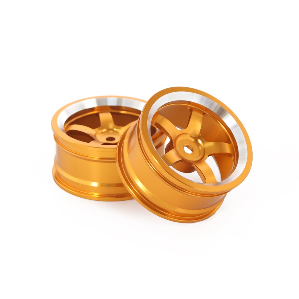 4PCS Metal Wheel Rim 1.9 Inch BEADLOCK for 1/10 RC Rock Crawler Axial SCX10 90046 AX103007 TAMIYA CC01 D90 TF2 Traxxas TRX-4 gold - Image 2