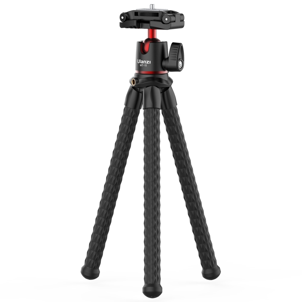 Ulanzi Mt-11flexible Octopus Tripod Smartphone Dslr Slr Vlog Travel Portable 2 In 1 Extend 1/4 Screw For Magic Arm + head