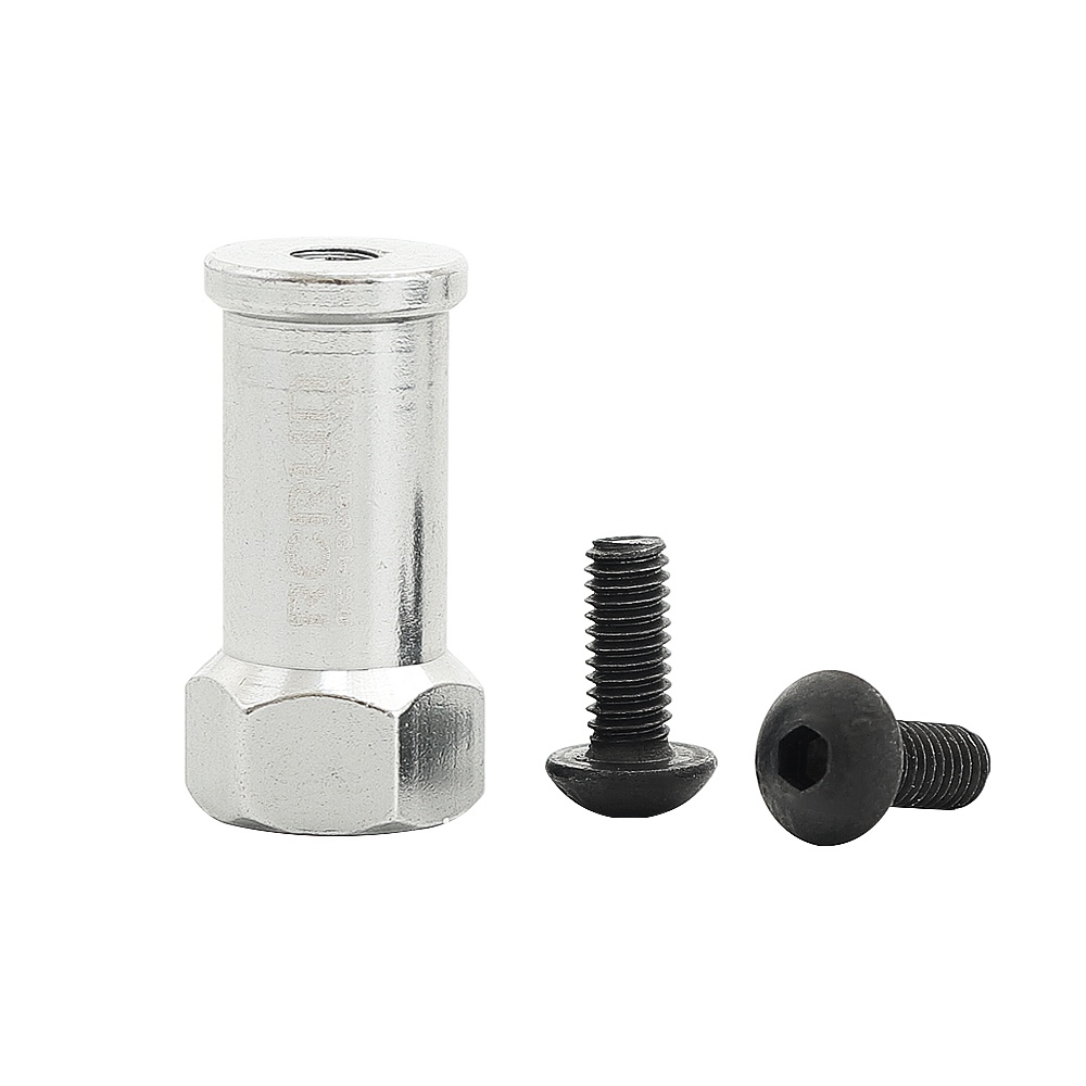 RCRUN Metal Spare Tire Column for D90 LC80 Wrangler Hard Shells with 1:10 Climbing RC Car Parts Toys Titanium - Image 2