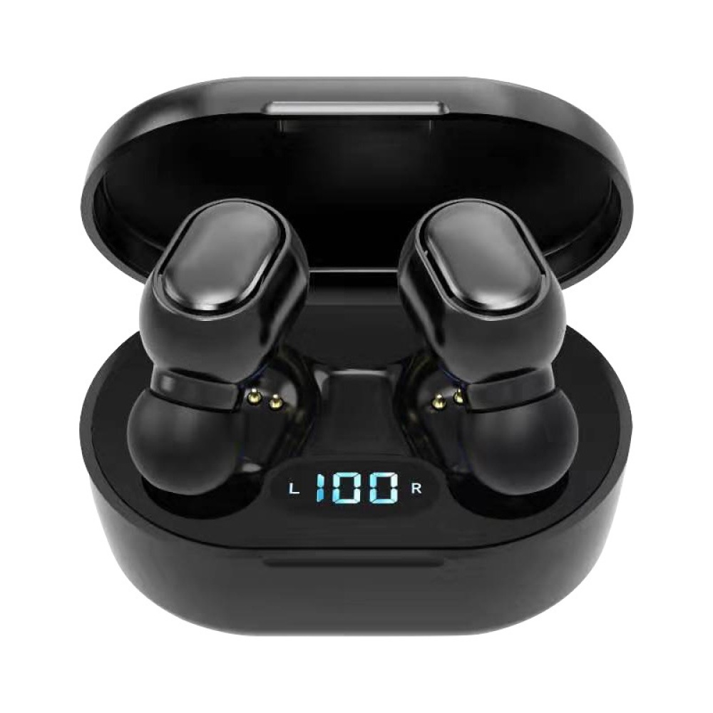 TWS Earphone Wireless Headphones Bluetooth 5.0 Sports Headset Mini In-ear Earbud Support Call Music Compatible for iOS/Android Phones Black - Image 2