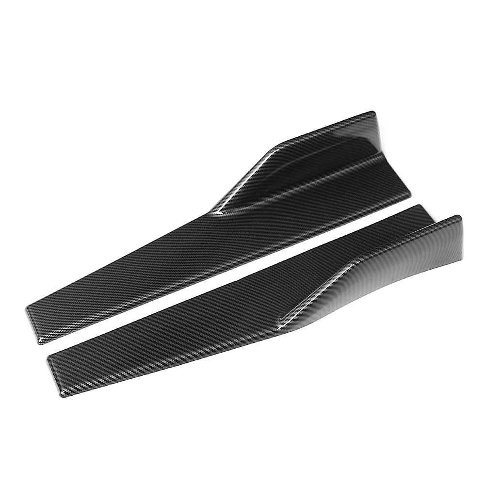 Side Skirts Fits Universal Vehicles Carbon Fiber Exterior Bottom Line Extensions Splitter Lip Car Diffusers fiber - Image 2