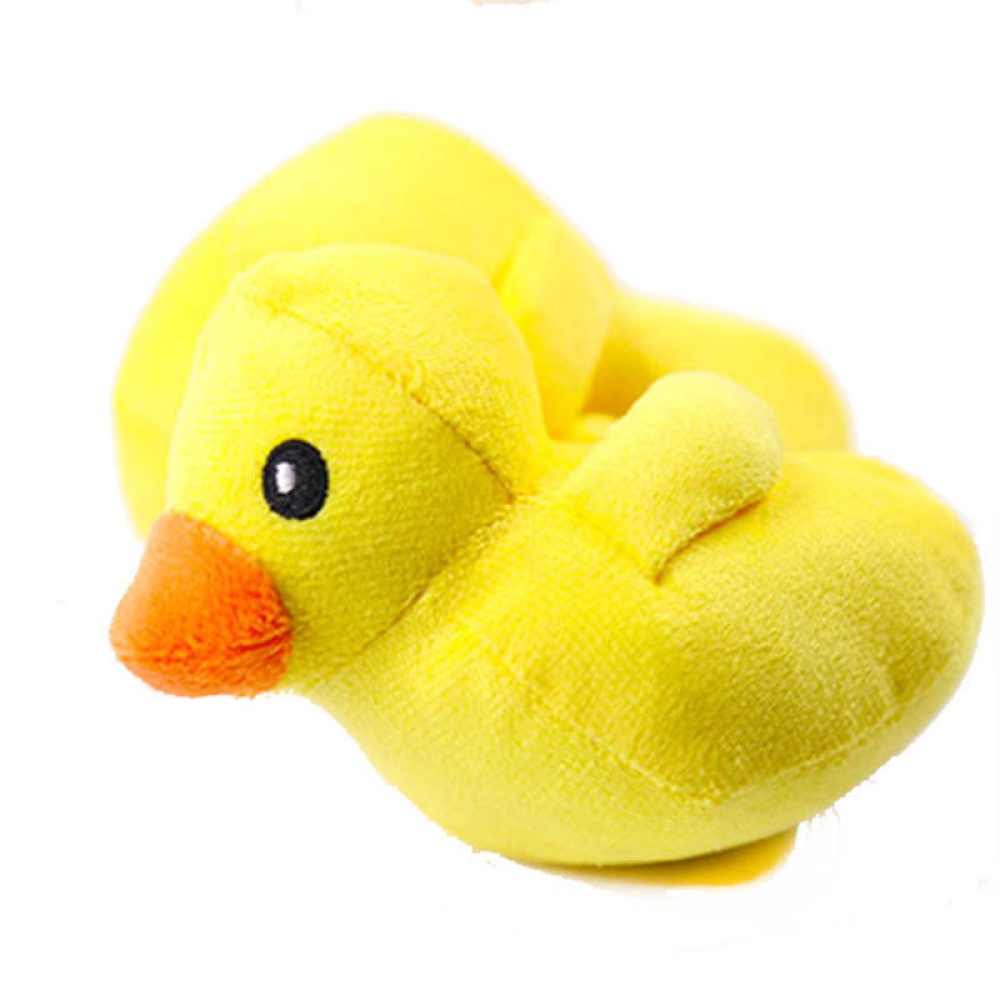 Soft Plush Pet Toy Cute Yellow Duck Squeeze Sound for Cat Dog yellow - Image 2