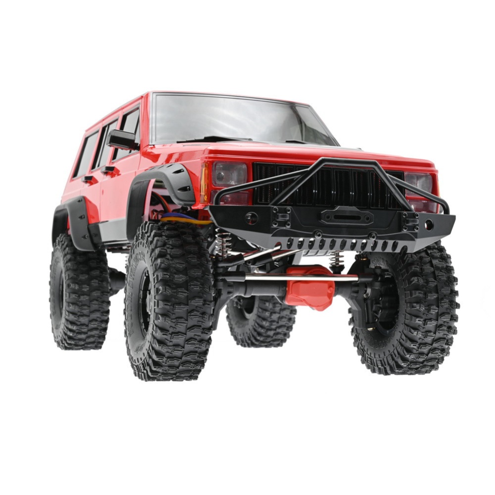 Ax-8508 1:10 4wd Climbing RC Car 313 Wheelbase High Low Speed Switching Differential Lock Door Bridge Green - Image 2