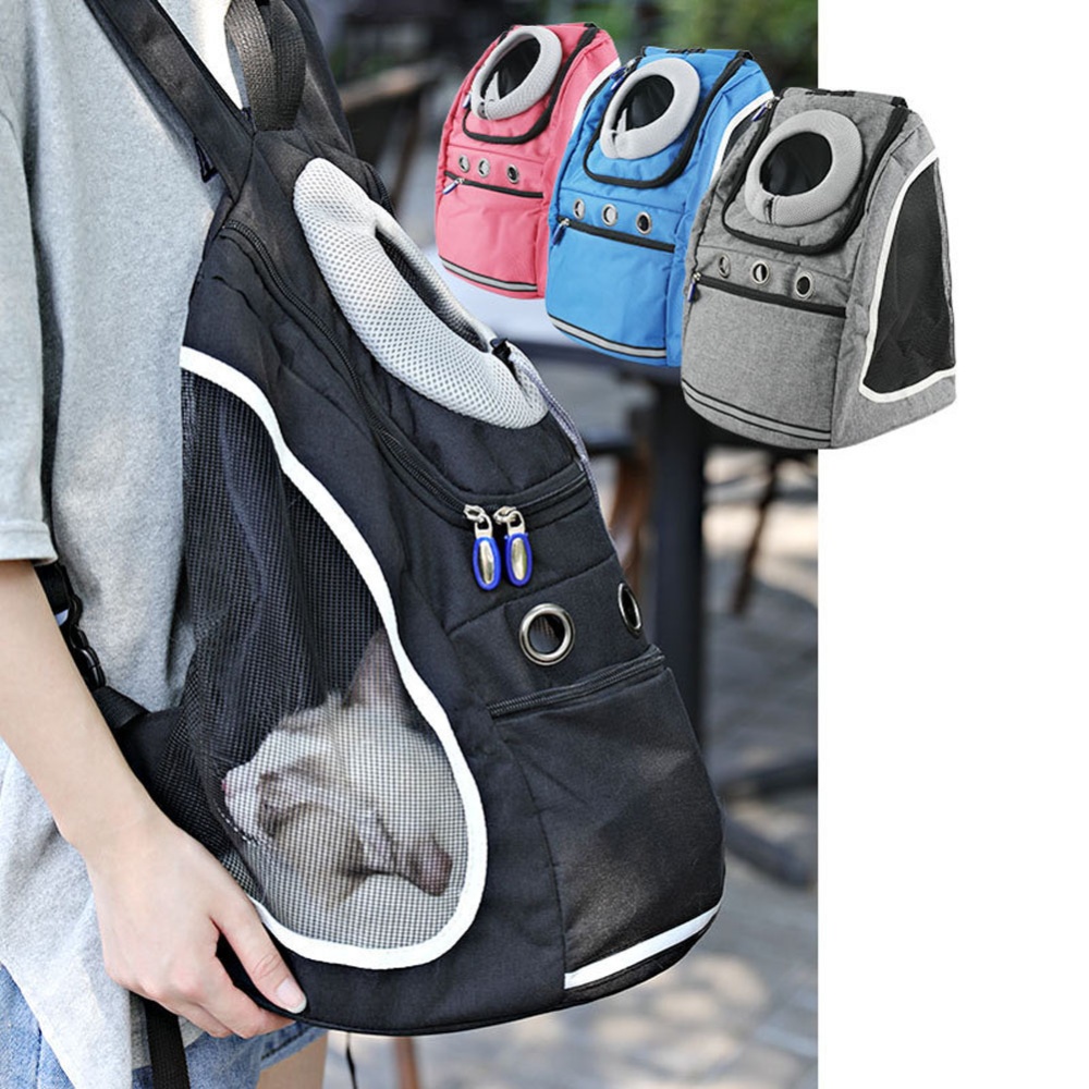 Transport Package Travel Portable Schoolbag Backpack for Cat and Dog black_L - Image 2