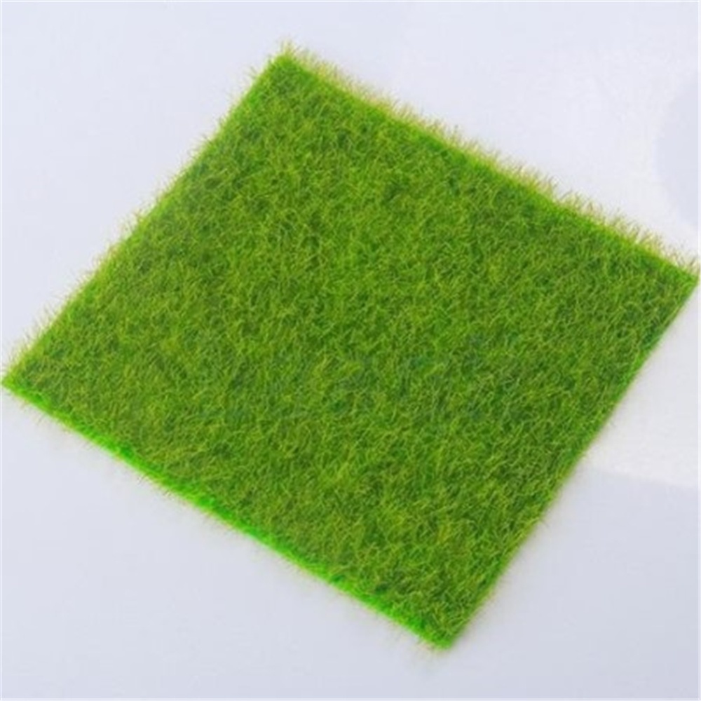 Artificial Grass Turf Miniature House Decorative Decorationhome Garden Accessories 15*15