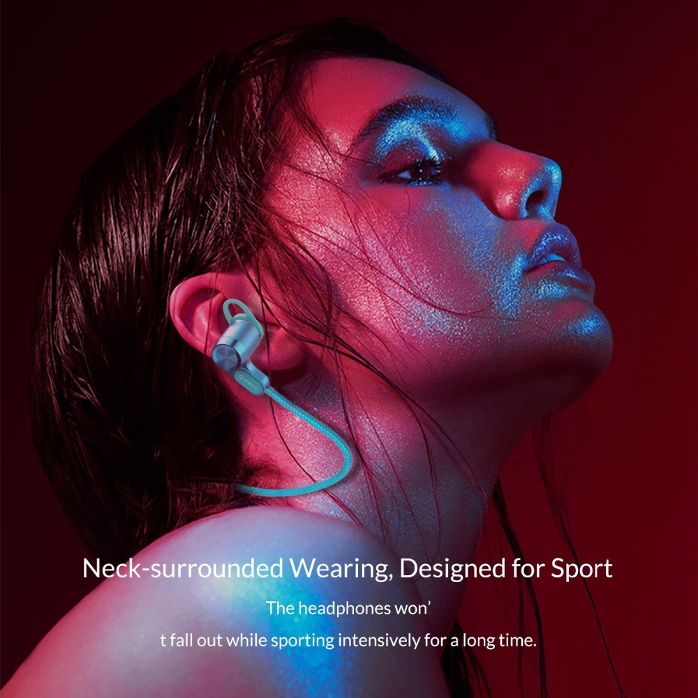 Original ORICO Wireless Bluetooth Headphones Music Game In-Ear Magnetic Suspended Neck Hands-Free Sports blue - Image 3