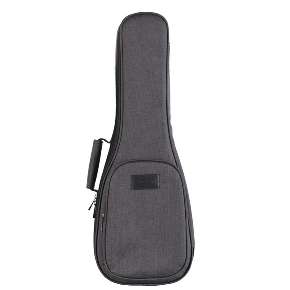 Ukulele Bag Storage Pouch Thicken Cotton 15mm Carrying Case Backpack heather grey_26 inches