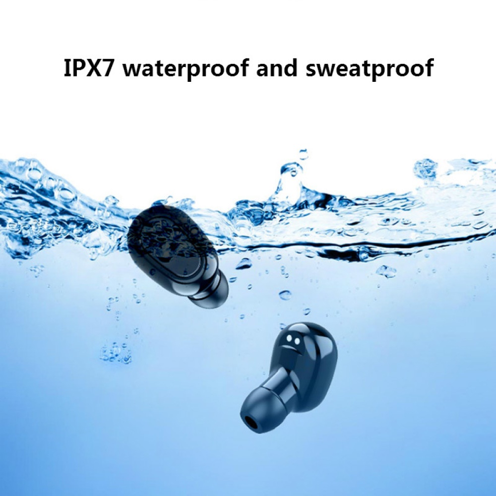 Bluetooth 5.0 Earphone Wireless LED Display L21 pro TWS Stereo Sport Waterproof Earbuds Headset black - Image 3