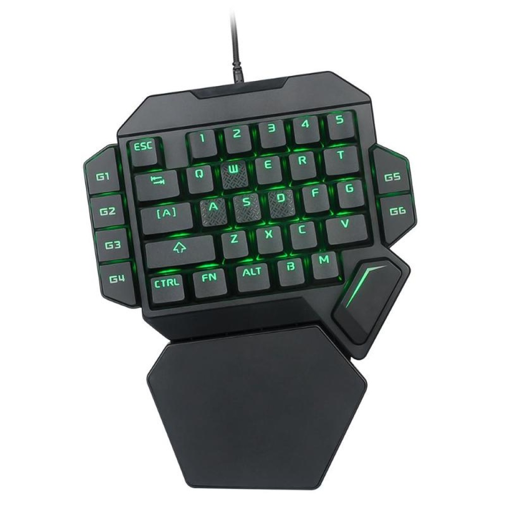 K50 Wired USB One-Handed Keyboard Macro Definition Mechanical Gaming Keypad Ergonomic Design Smooth Typing Feel