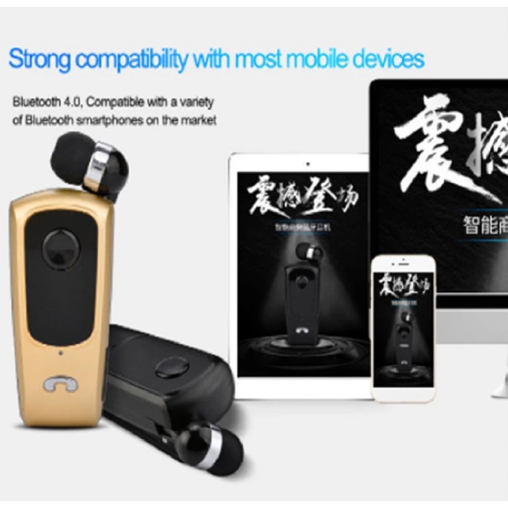 F920 Wireless Sport Earphone Bluetooth Incoming Vibration Voice Headset - Image 4