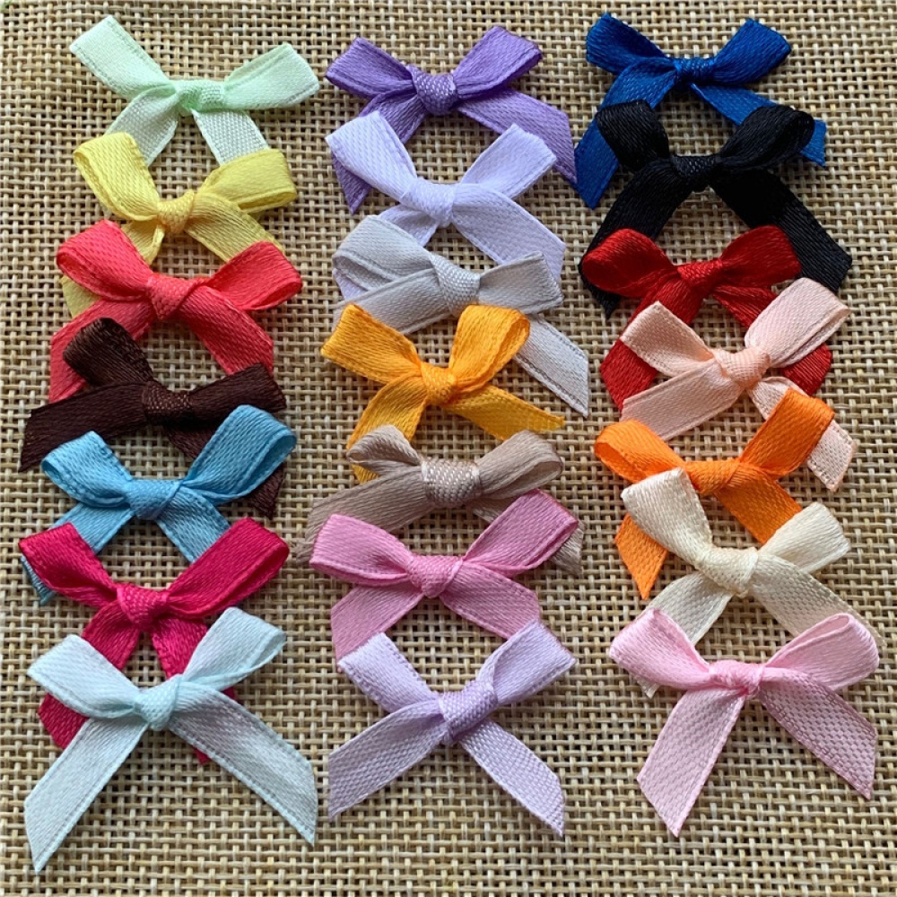 1000pcs/lot Handmade Bow Flower Tie Appliques for Wedding Scrapbooking Crafts Accessory 2# - Image 2