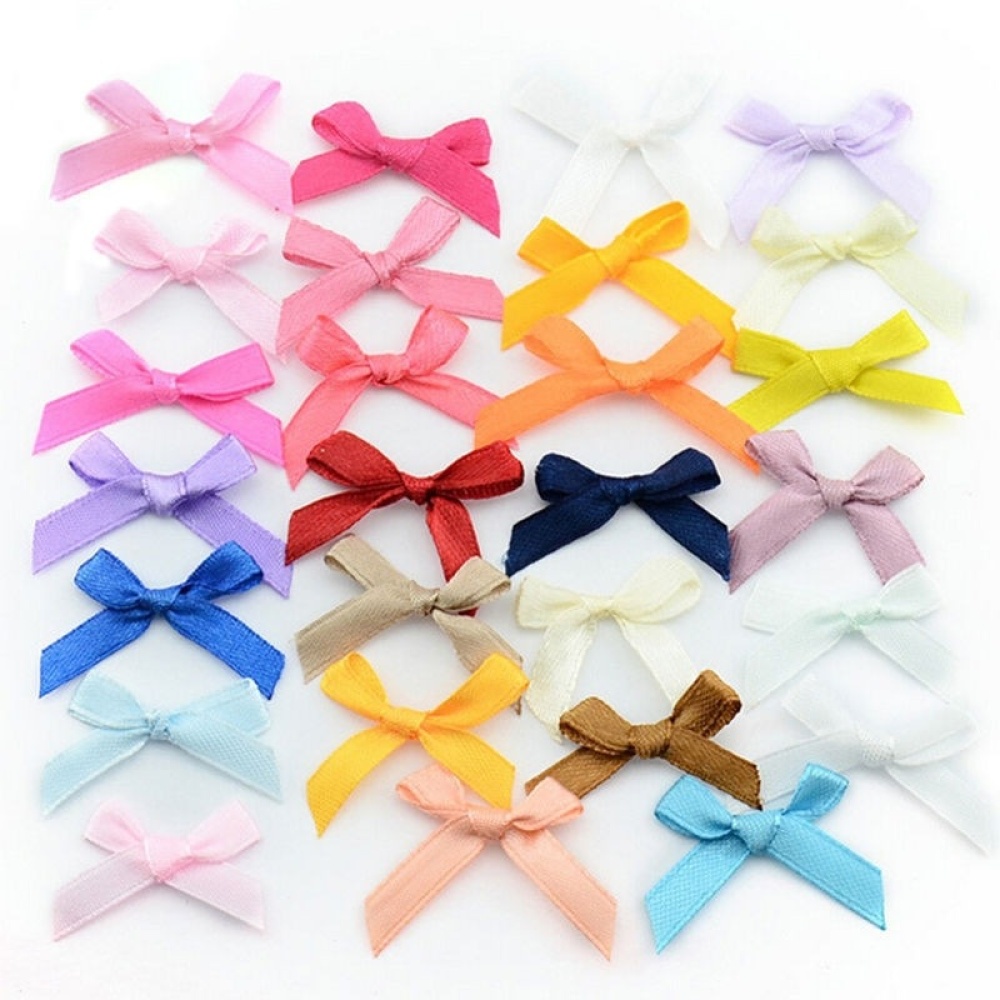 1000pcs/lot Handmade Bow Flower Tie Appliques for Wedding Scrapbooking Crafts Accessory 4# - Image 3