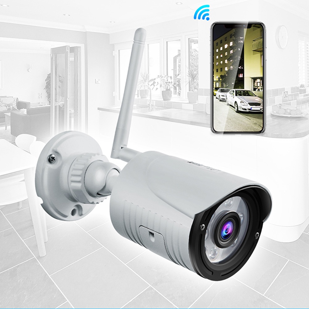 K22 Camera HD 1080P 2MP 4x Zoom Wireless Security Surveillance IP Waterproof Night Vision IR-Cut H.264 Video for Home/Office/Road UK Plug