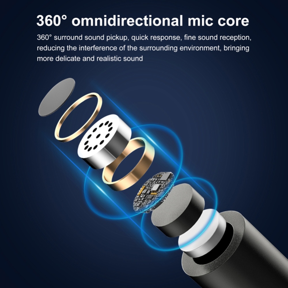 Compatible for Ios Interface Rechargeable Pu3081b Lavalier Wireless Microphone Interview Recording Radio Noise Reduction For iios (Charging) - Image 2