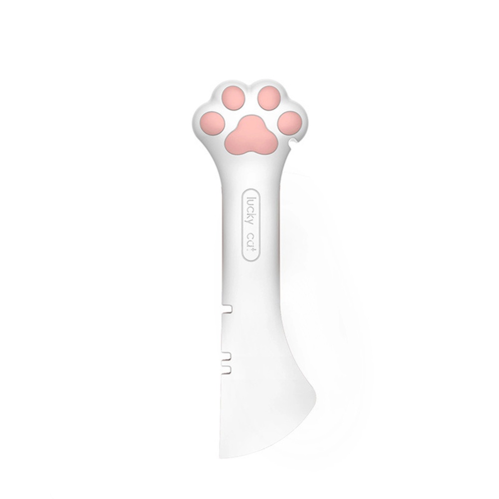Portable Cat Paw Shaped Cartoon Pet Can Opener Multifunctional Food Utensils white