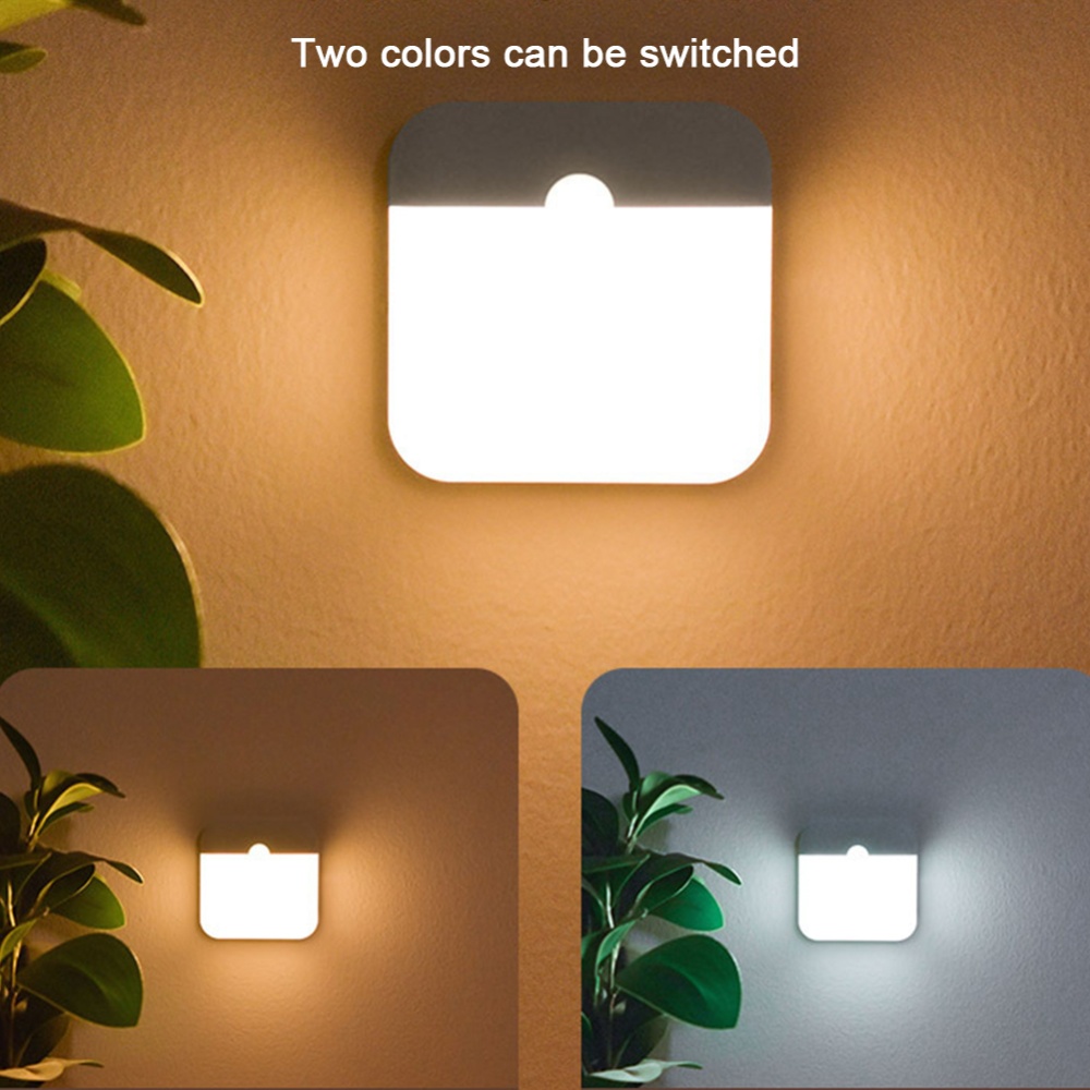 Led Night Lights Motion Sensor Energy Saving Corridor Closet Cabinet Stair Room Lamps Cold White - Image 2