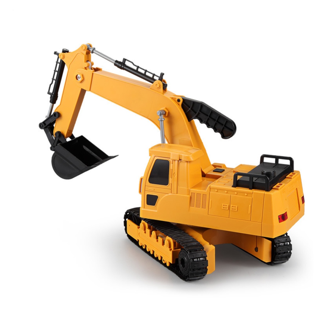 Large Children Car Inertial Excavator Toy Construction Vehicle Set Boy Hook Machine Perfect Kids Birthday Gift manual excavator toy - Image 2