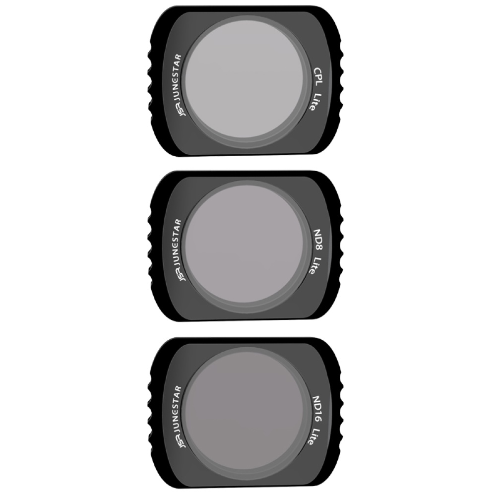 Junestar 3/4/6 Pcs Filters Kit for DJI Osmo Pocket Camera 3 pieces [CPL/ND8/ND16]