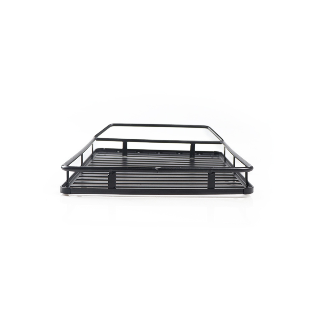 Professional Roof Rack Luggage Carrier with 6 LED Light for 1/10 RC Crawler D90 Axial Scx10 Cars Toy Parts black - Image 2