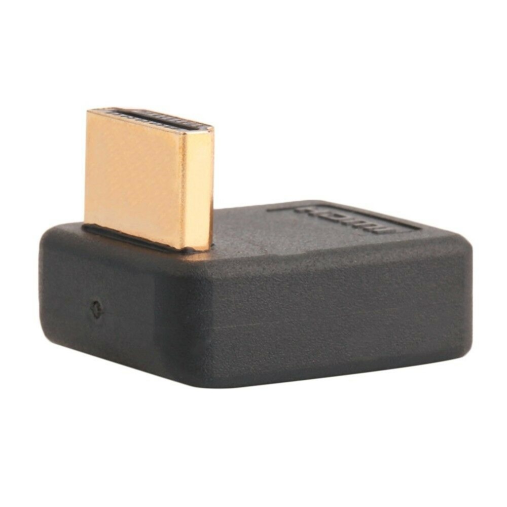 HDMI A Male to Female Adaptor 90 Degree Angle High Speed Data Transmission Converter black
