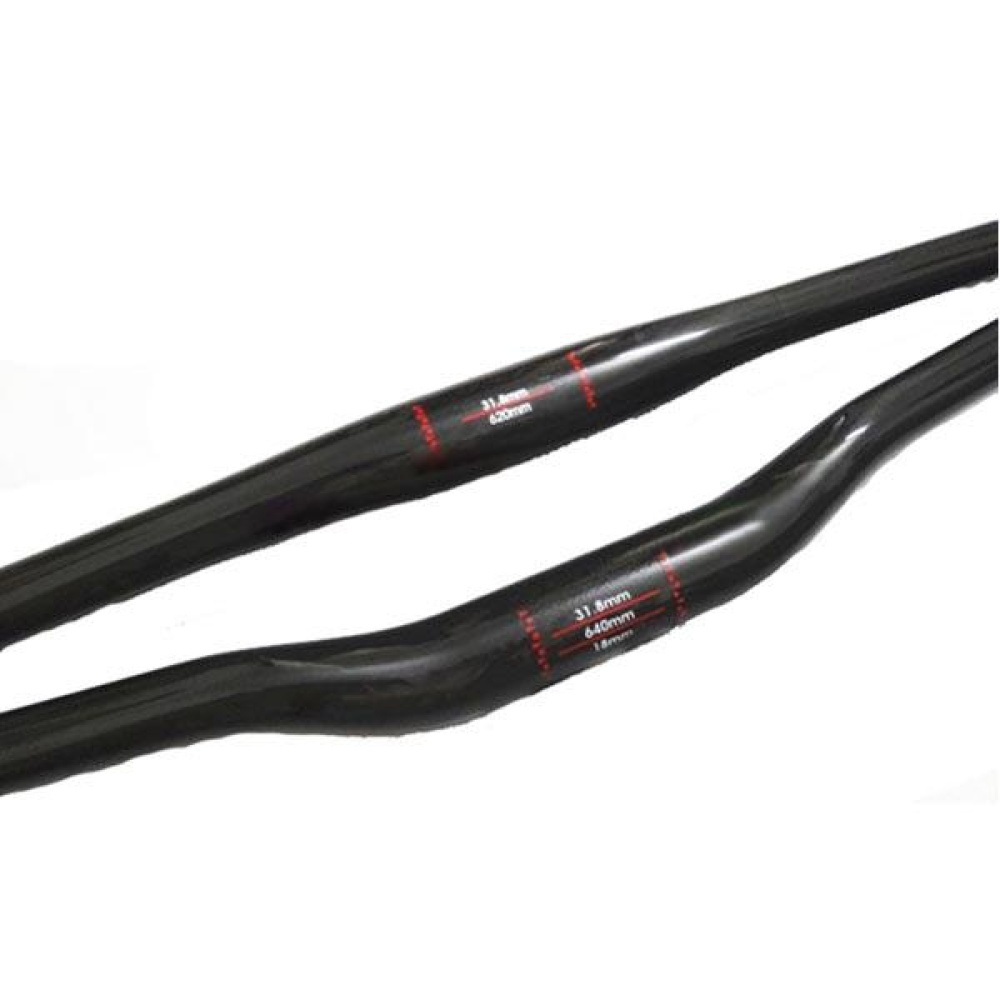 Cycling Bicycle MTB Bike 3K Carbon Fiber Riser Bar Handlebar 31.8mm - 600mm - Image 2