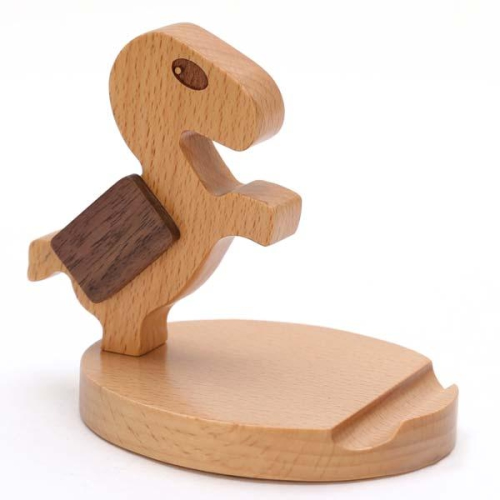 Lovely Wooden Horse Coin Can Phone Stand Holder For Cell Phone - Image 2