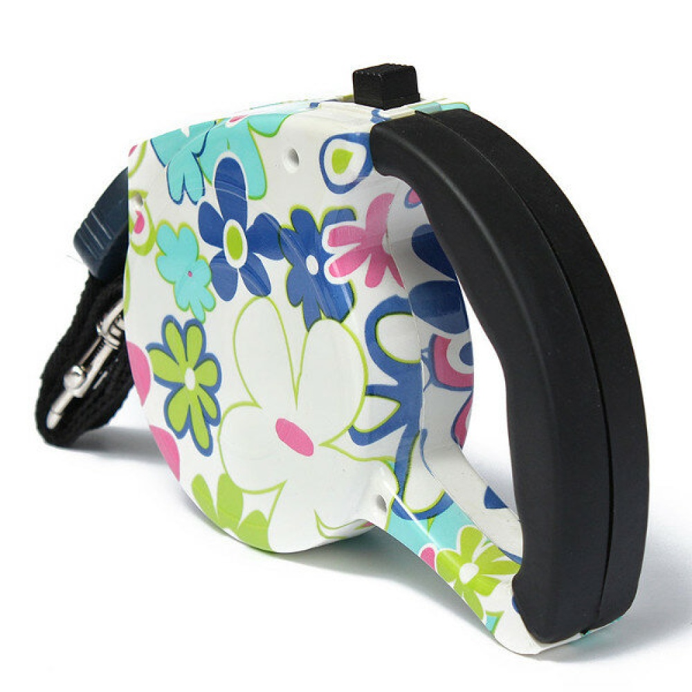 Dog Strap Leash Rope Automatic Adjustable Extending Lead 5m - #02