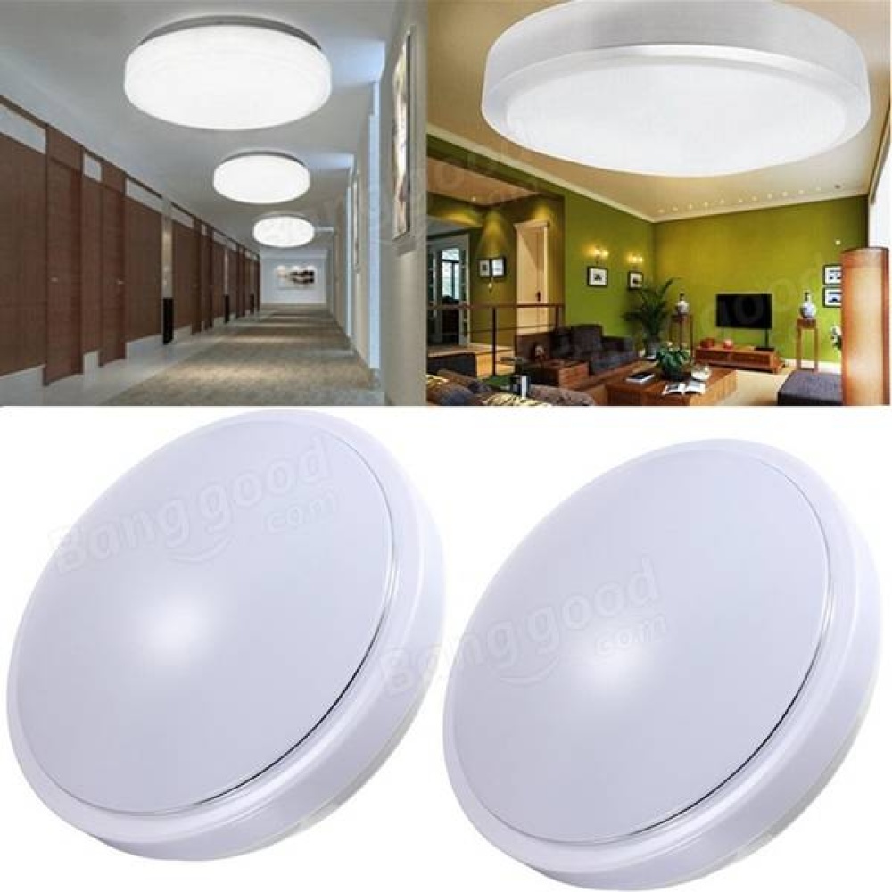 15W PIR Motion Sensor 30 LED Ceiling Light Body Automatic Light Switch AC 220V - Warm White - Image 2