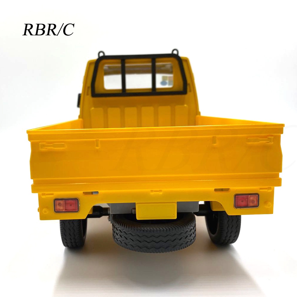 Wpl D12 1:10 2.4g 2wd Truck Crawler Off Road Rc Car Vehicle Models Toy yellow - Image 2