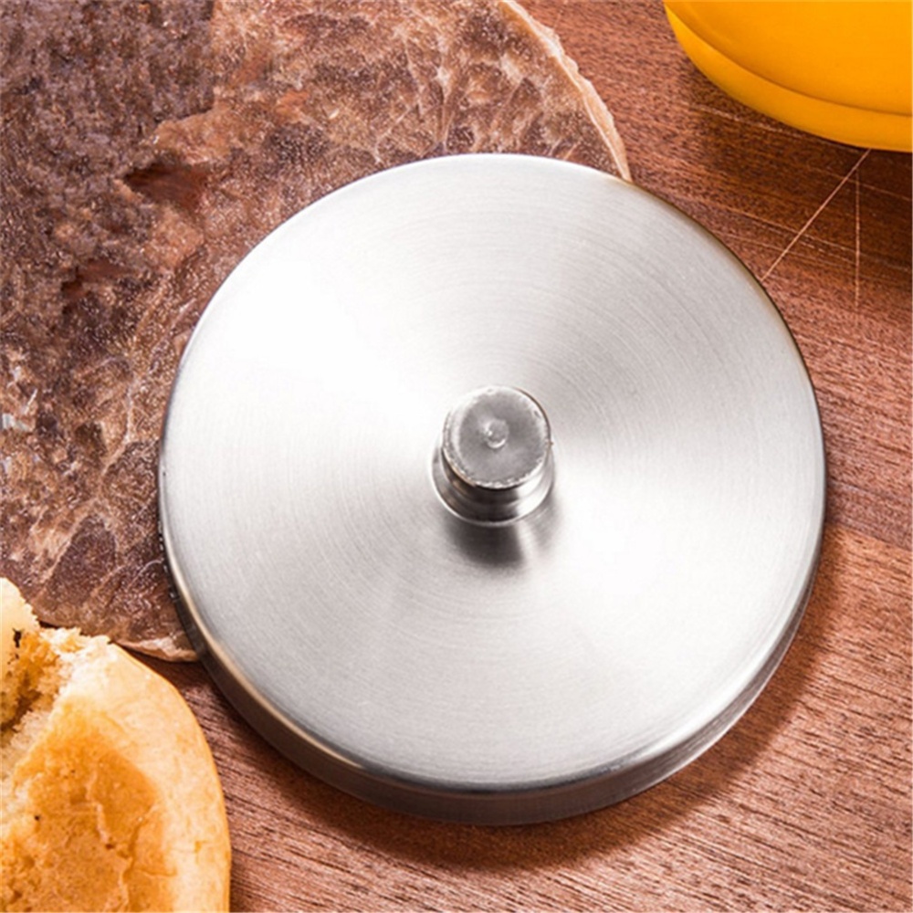 Hamburger Form Presser For Cutletses Burger Maker Mould Meat Beef Grill Press Cutlets Silver - Image 3