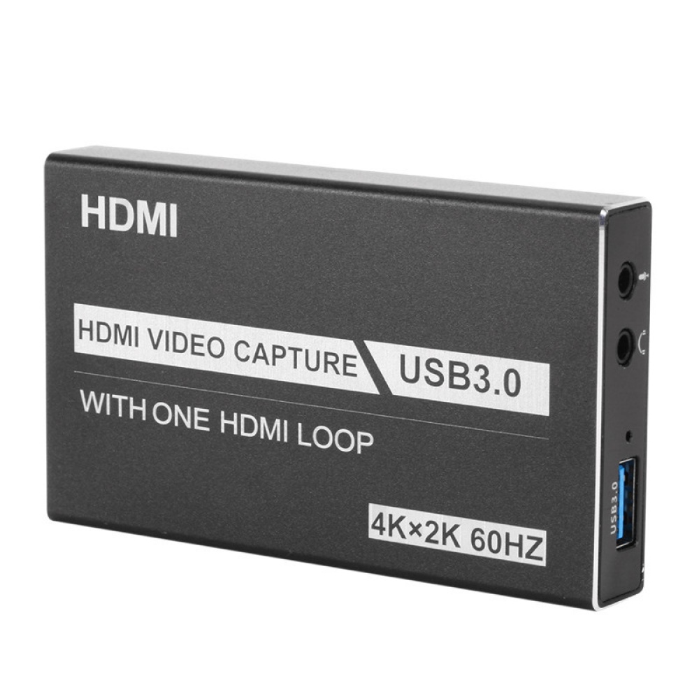 4KHDMI USB3.0 Video Capture Card Usb to HDMI Converter OBS Recorder black - Image 4