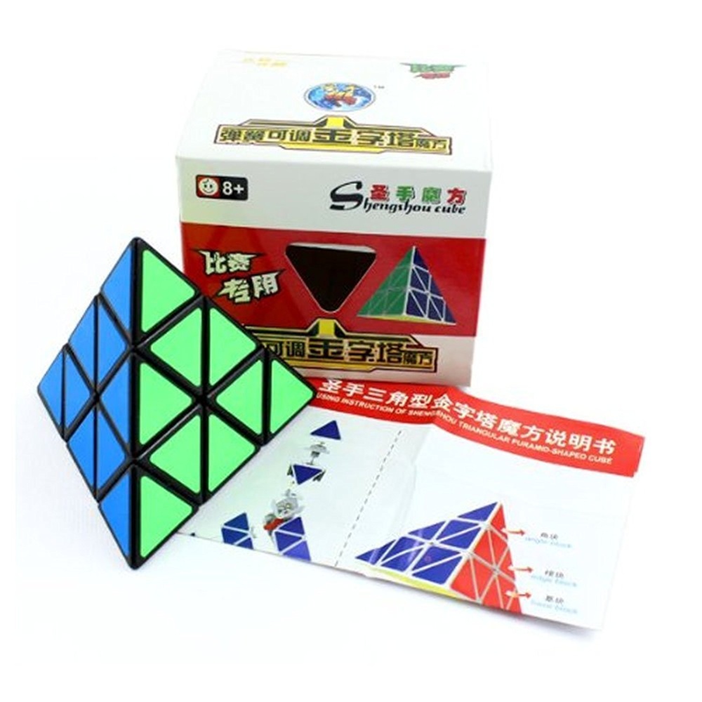 Speed Pyramide black - Magic Cube for Speedcubing Twisty Puzzle Type Cubikon Cheeky Sheep - Image 2