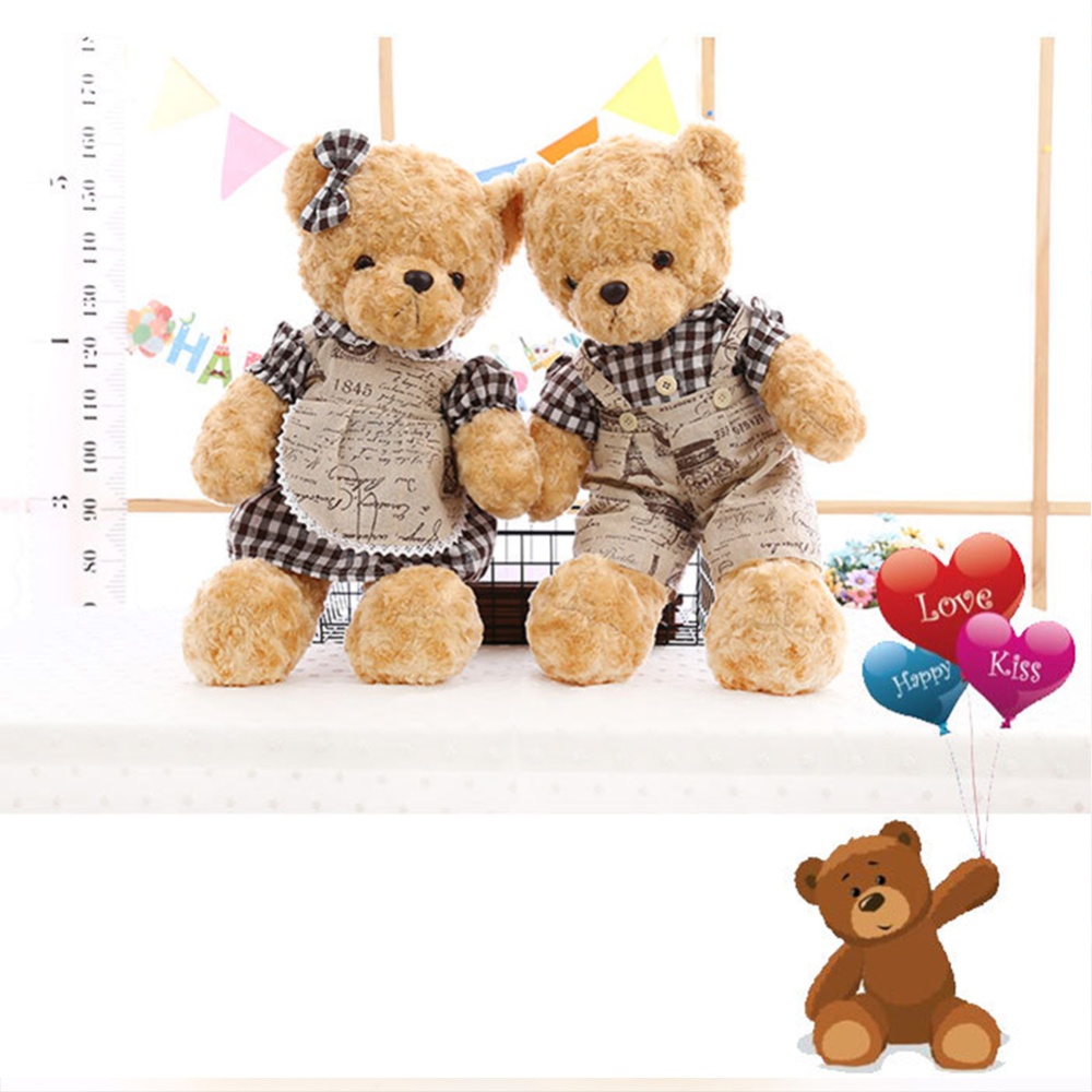 60/100cm Plush Doll Cute Teddy Bear Stuffed Animals For Birthday Gift a - Image 2