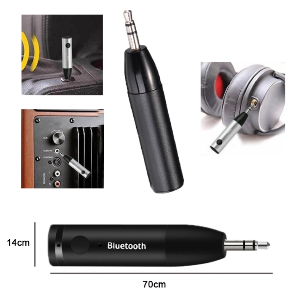 011 Bluetooth 5.0 AUX Audio Receiver 3.5mm Car Stereo Audio Adapter - Image 2