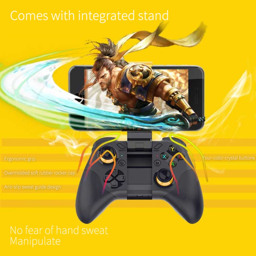 054MX Game handle Bluetooth Gamepad for Android IOS13.4 for Nintendo Switch black - Image 3