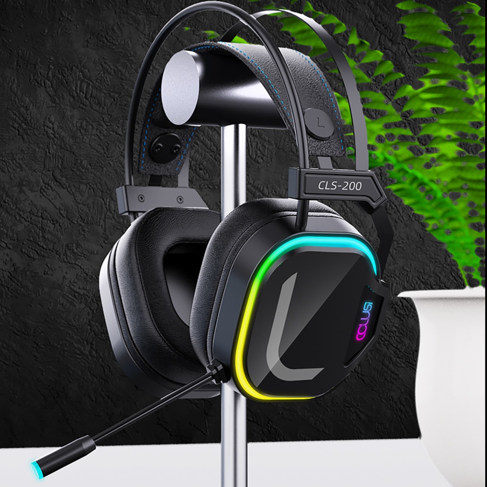 V10 Wired Headset with Microphone Stereo Lightweight RGB Gaming Headphones - Image 4