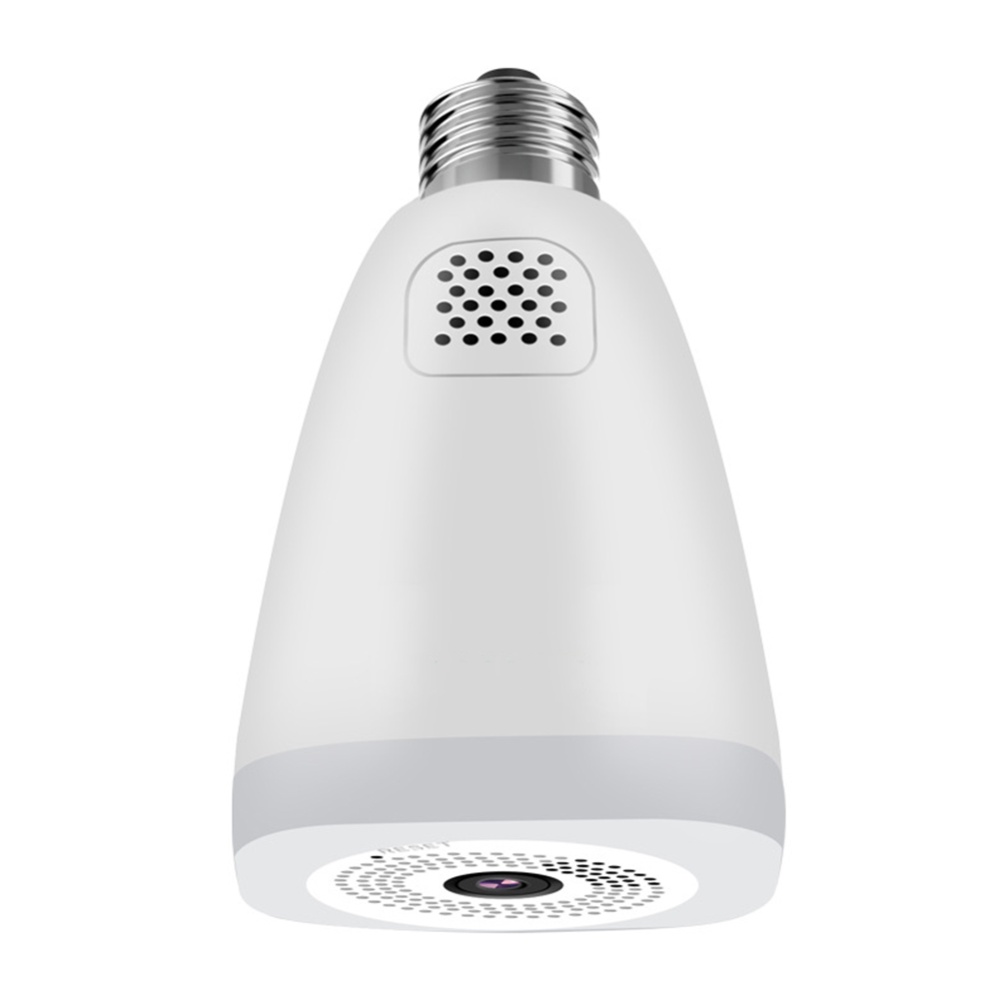 Bulb Shaped WIFI Wireless Camera Home Monitoring 360 Degree Panorama Remote Control High Definition IP 1080P / 2MP